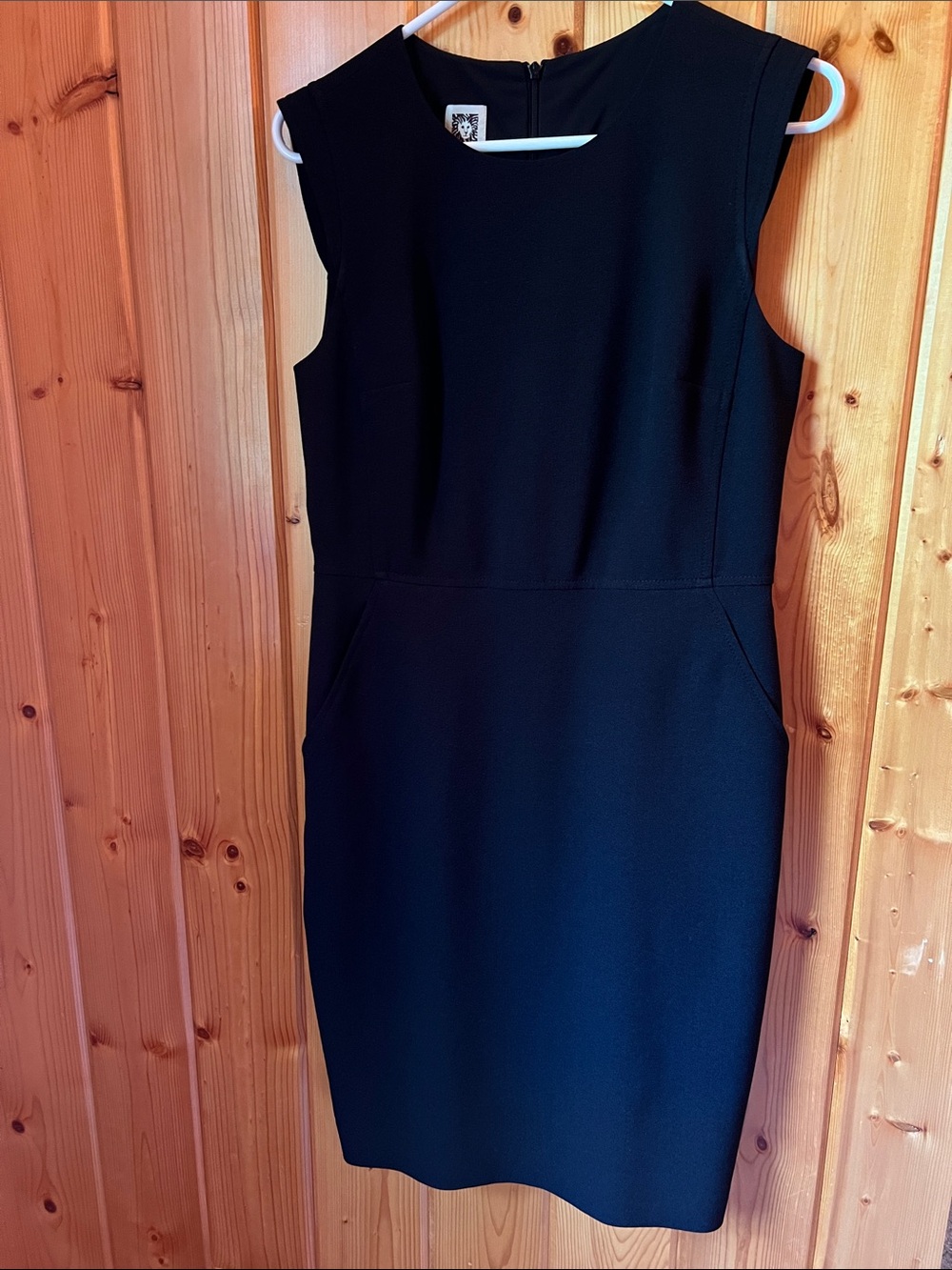 Anne Klein black sheath dress size 6
